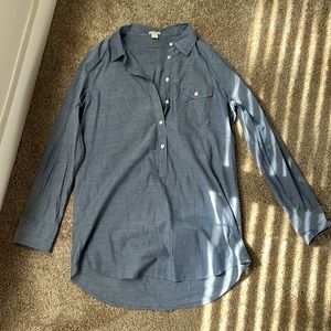 Women’s JCrew Chambray Long Tunic.